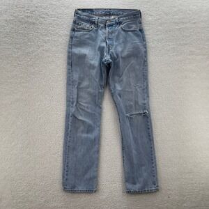 Vintage Levis 501 Jeans Mens 30x32 Blue Original Fit Distressed Y2K Grunge Punk